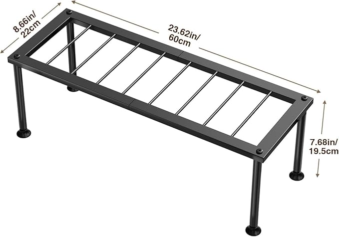 1 Tier Plant Stand: Ladder Plant Holder - Metal Flower Pot Stand - Heavy Duty Flower Rack for Living Room Patio Garden Corner Balcony and Courtyard. Josmimic