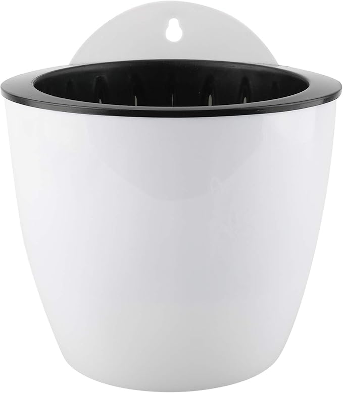 Homend 7 Pack Self Watering Hanging Planters, L Size, Suitable for Indoor or Outdoor Use, Durable and Great for Gifting DasMarine