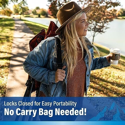 Kijaro Dual Lock Portable Camping Chairs - Enjoy the Outdoors with a Versatile Folding Chair, Sports Chair, Outdoor Chair & Lawn Chair - Dual Lock Feature Locks Position – Kawachi Purple Kijaro