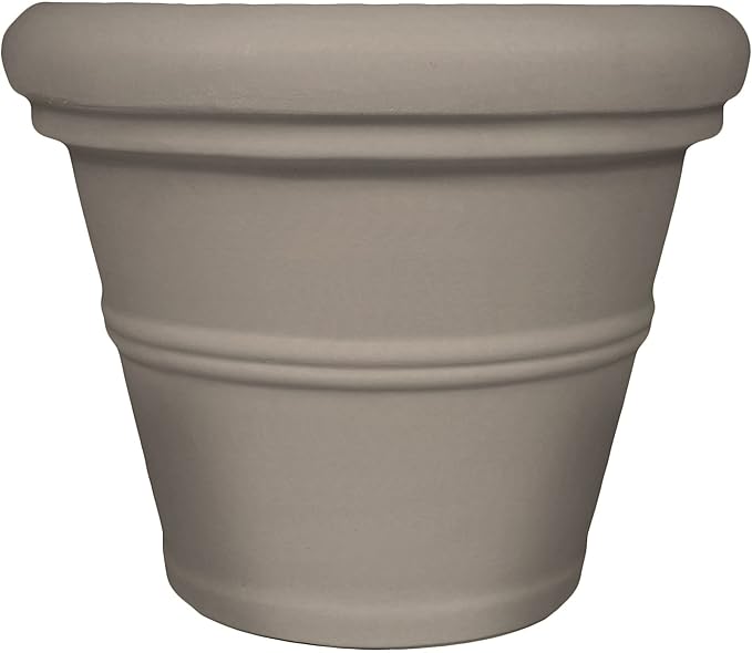 Tusco Products Rolled Rim Planter, 30-inch, Safari TuscoProducts