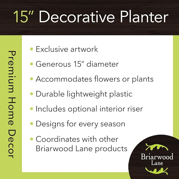 Briarwood Lane Farm Fresh Flowers Large Planter BriarwoodLane