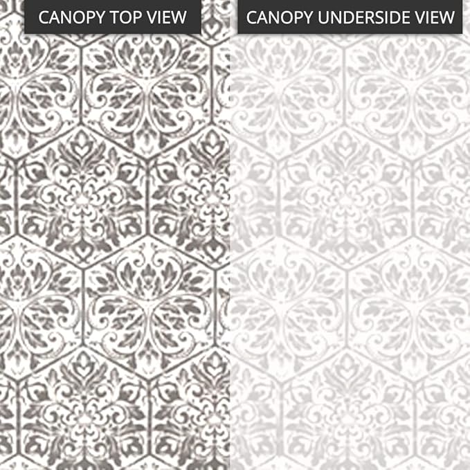 Garden Winds Universal Pergola Replacement Canopy - Standard 350 - Damask Beige GardenWinds