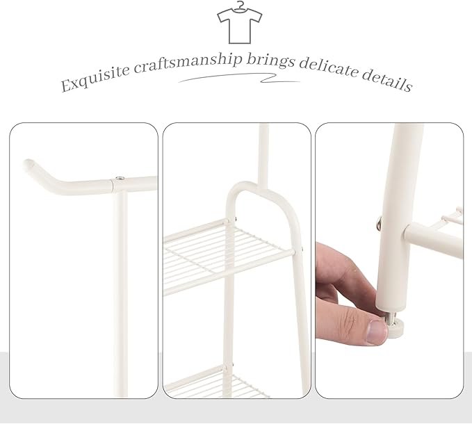 Plant Stand Indoor Outdoor,Metal Plant Stands for Multiple Plants,3 Tier Tall Hanging Plant Shelf,Large Heavy Duty Flower Holder Ladder Plant for Living Room, Patio, Balcony (White) Kitsanery