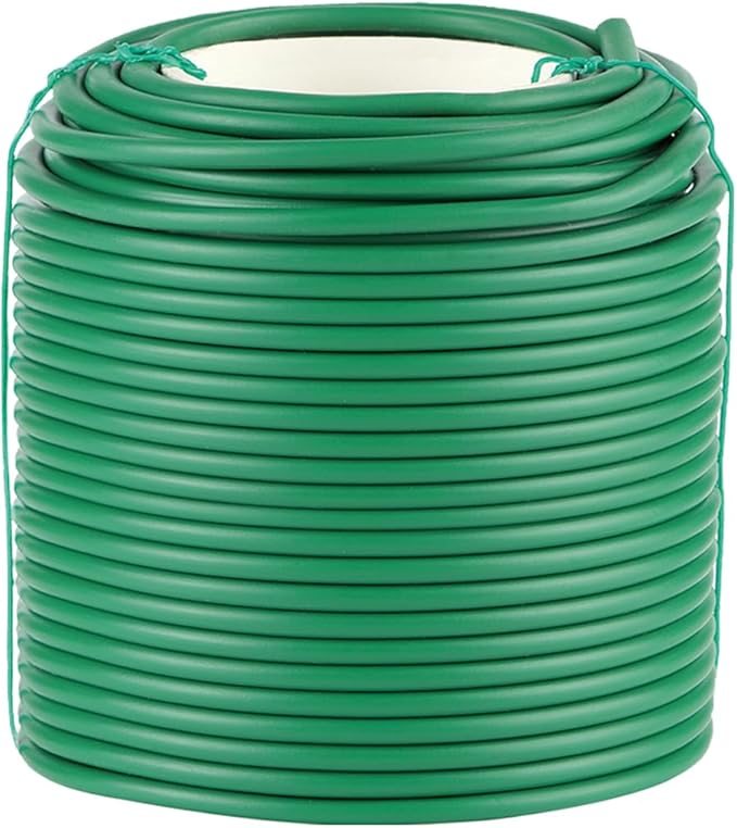 Soft Plant Ties, 164ft Garden Wire, 3.5mm Flexible Garden Ties for Climbing Plants, Tomato, Vines Plant, Flowers, Roses Plant Support QenFree