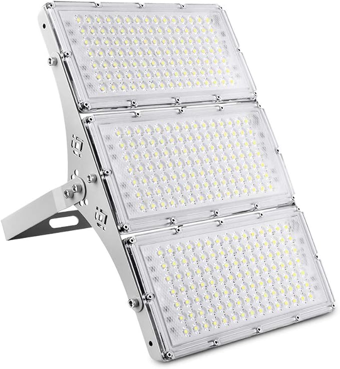 CHARON 300W LED Flood Light, 24000LM Super Bright Outdoor Security Lights with Wider Lighting Angle, 6000K Daylight White, IP66 Waterproof Outdoor Lighting for Garage, Garden, Lawn, Yard, Parking Lot CHARON