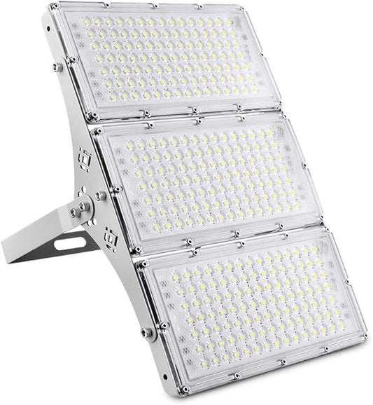 CHARON 300W LED Flood Light, 24000LM Super Bright Outdoor Security Lights with Wider Lighting Angle, 6000K Daylight White, IP66 Waterproof Outdoor Lighting for Garage, Garden, Lawn, Yard, Parking Lot CHARON