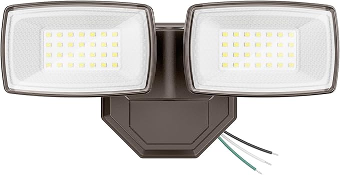Onforu 3200LM Flood Lights Outdoor, 32W 6500K LED Security Light Switch Controlled, IP66 Waterproof Outdoor Lights, Wall Mount Exterior Flood Light with 2 Adjustable Heads Floodlights Outside Onforu