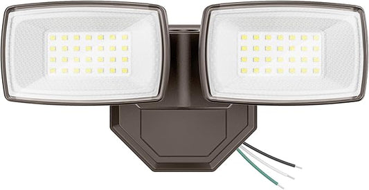 Onforu 3200LM Flood Lights Outdoor, 32W 6500K LED Security Light Switch Controlled, IP66 Waterproof Outdoor Lights, Wall Mount Exterior Flood Light with 2 Adjustable Heads Floodlights Outside Onforu