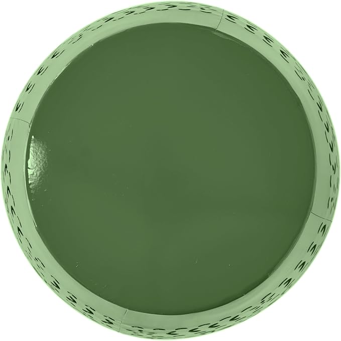 Christopher Knight Home Zoey Small Outdoor Side Table, Lace Cut Iron End Table, Metal Outdoor Stool, Hollow Drum Round Side Table, Decorative Garden Stool with Cutout Design for Patio Balcony, Green ChristopherKnightHome