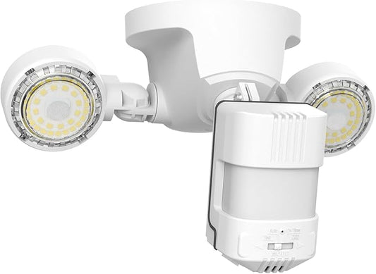 SANSI Upgraded 25W Motion Sensor Outdoor Lights 3000LM Flood Lights Outdoor, 5000K Dusk to Dawn Security Light, 4 Modes, 320°Wide Angle Illumination Super Bright for Garage Yard Patio Wired Not Solar SANSI
