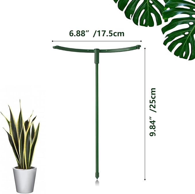 12Packs Plant Support Stake Half Round Plant Support, Stackable 3 Tier Garden Flower Support, Plant Stakes for Indoor Outdoor Plants for Tomato,Monstera, Peony, Hydrangea, Climbing Plants kulusion