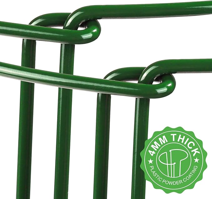 LEOBRO Plant Support, 8PCS Peony Cages and Supports, Plant Stakes for Indoor Plants, Outdoor Plants, Plant Holders, Tomato Monstera Hydrangea Support Cage, 10" W x 15.8" H LEOBRO
