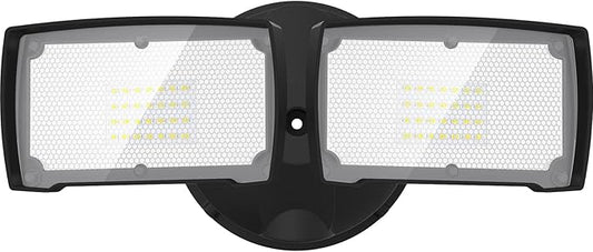 LEPOWER 28W 3000LM ‌LED Security Flood Light‌ ‌Outdoor‌, Switch Controlled Aluminum ‌Security Light‌, 2 Adjustable Heads, 5500K Daylight, IP65 Waterproof, Wet Location for Patio, Garden, Yard Lights LEPOWER