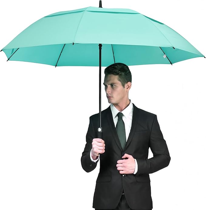 G4Free 47/54/62/68/72 Inch Automatic Open Golf Umbrella Oversize Extra Large Double Canopy Vented Windproof Waterproof Stick Umbrellas G4Free