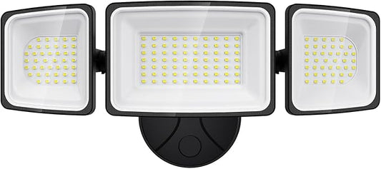 Onforu 130W LED Security Light, 13000LM Outdoor Indoor Flood Light Switch Controlled, IP65 Waterproof LED Exterior Floodlight, 6500K White Wall Mount Security Lighting for Entryway,Garage,Yard,Eave Onforu