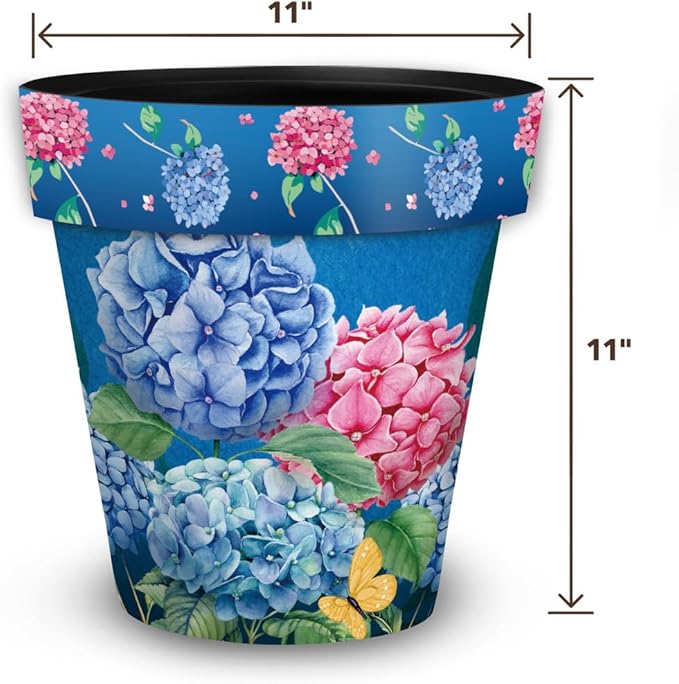 Briarwood Lane Colorful Hydrangeas Medium Planter BriarwoodLane