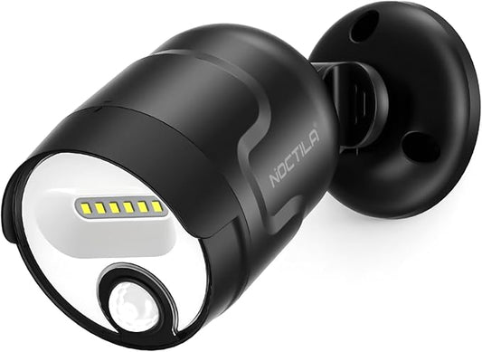 Rechargeable Battery Operated Motion Sensor Light,4000mAh Battery Powered Spotlight 600 Lumen Outdoor IP65 Waterproof for Porch,Yard,Wall,Garden Noctila