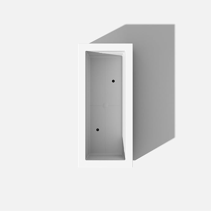 Veradek Block Series Long Box Planter - Large Rectangular Planter for Indoor or Outdoor Patio/Porch | Durable All-Weather Use with Drainage Holes | Modern Décor for Tall Plants, Flowers or Shrubs VeradekOutdoor