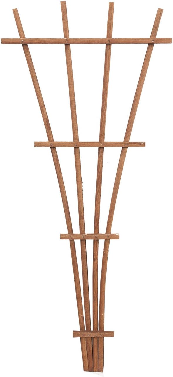 Panacea 83737 48" Brown Wood Fan Trellis Panacea