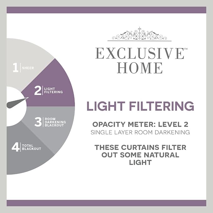 Exclusive Home Cabana Solid Indoor/Outdoor Light Filtering Hook-and-Loop Tab Top Curtain Panel Pair, 54"x96", Mecca Orange Exclusive+Home