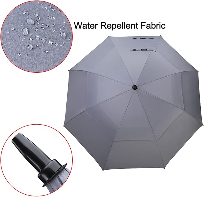 G4Free 47/54/62/68/72 Inch Automatic Open Golf Umbrella Oversize Extra Large Double Canopy Vented Windproof Waterproof Stick Umbrellas G4Free