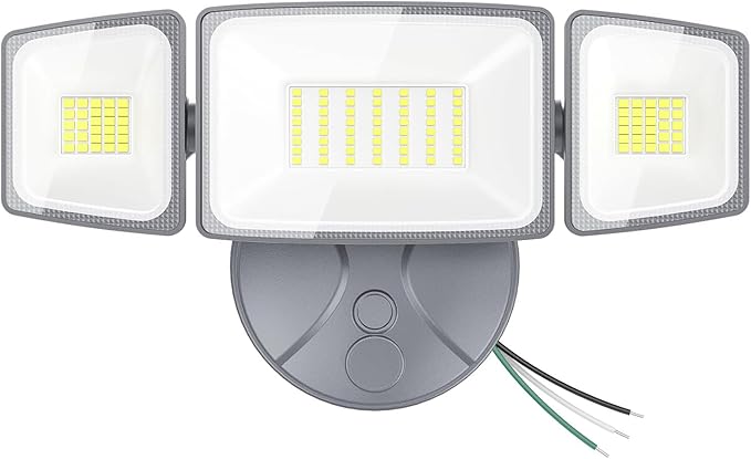 Onforu 75W LED Security Light, 7000LM Brightness Outdoor Flood Light Fixture Switch Controlled, IP65 Waterproof, 6500K White Wall Mount Exterior Security Floodlight for Eave, Yard, Garage, Porch Onforu