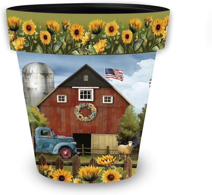 Briarwood Lane Sunflower Barn Small Planter BriarwoodLane