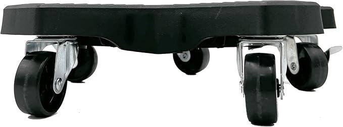 Bosmere 14" Plant Caddie - Heavy-Duty Rolling Plant Stand with Locking Wheels, 500 lb Capacity – Durable Plant Caddy for Indoor/Outdoor Use, Charcoal Bosmere