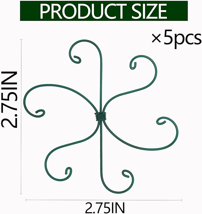 Monstera Plant Stem Support - Set of 5 Sturdy Indoor Support Sticks for Monstera & Climbing Plants - Essential Growth Stabilizers for Leaf Support - Easy-to-Use Gardening Accessories Yohsnor