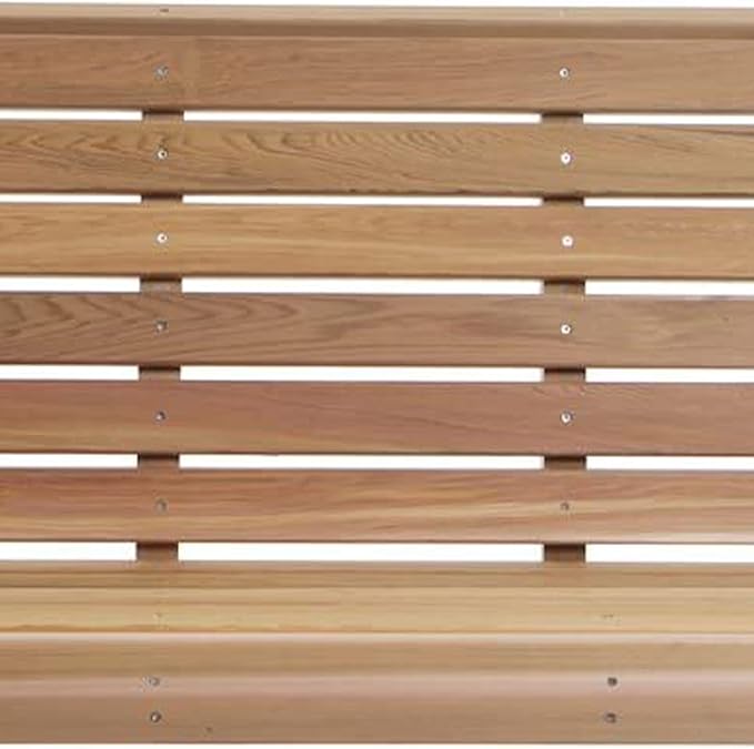 All Things Cedar Wooden Porch Swing, Outdoor Patio Furniture, 6 Foot, Natural AllThingsCedar