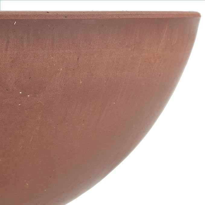 PSW Pot Collection Shallow Bowl Planter, 10-inch | Terra Cotta Color | Pack of 2 | For Succulents & Bonsai PSW