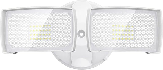 LEPOWER 28W 3000LM ‌LED Security Flood Light‌ ‌Outdoor‌, Switch Controlled Aluminum ‌Security Light‌, 2 Adjustable Heads, 5500K Daylight, IP65 Waterproof, Wet Location for Patio, Garden, Yard Lights LEPOWER