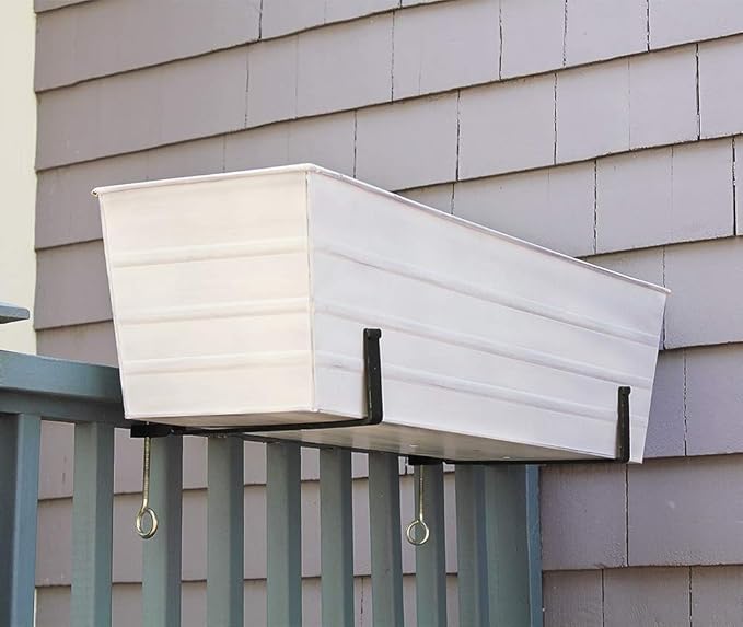 Achla Designs C-21W Window Box, Large, White ACHLADesignsHomeGarden