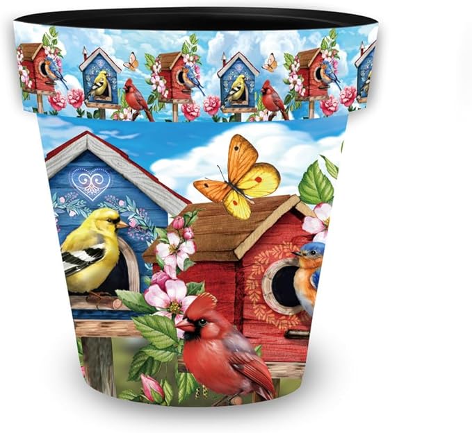 Briarwood Lane Floral Birdhouses Small Planter BriarwoodLane