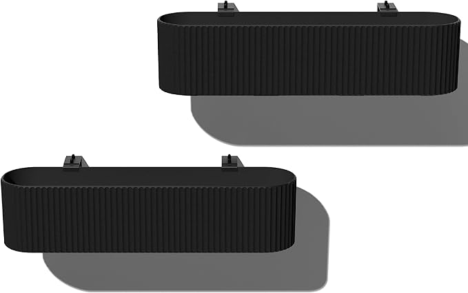Veradek Demi Series Railing Planter - Hanging Planter Box for Windowsill/Balcony | Plastic-Stone Composite w/Railing Bracket | Modern Décor for Flowers VeradekOutdoor