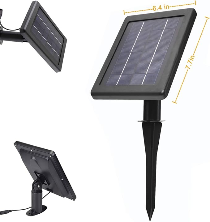 SUNLONG Solar Spotlights Outdoor Waterproof Bright Solar Wall Lights Led Security Flood Light Solar Powered for Flag Patio Front Door Driveways-Automatically Activates at Dusk to Dawn (Warm White) MakeYournightBrightandWarm