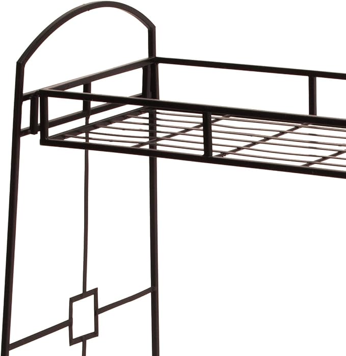Panacea Products Forged 3-Tier Plant Stand, Black Panacea