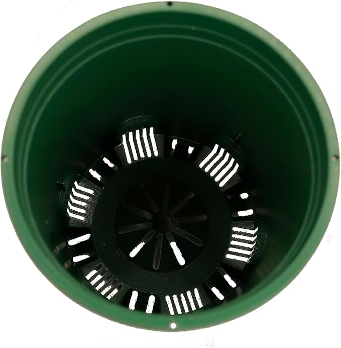 5 Gallon 20-Pack Green Nursery Pot Black Plastic Planters in Bulk with Drainage for Outdoor Indoor Large Plants Trees CottaPlanters