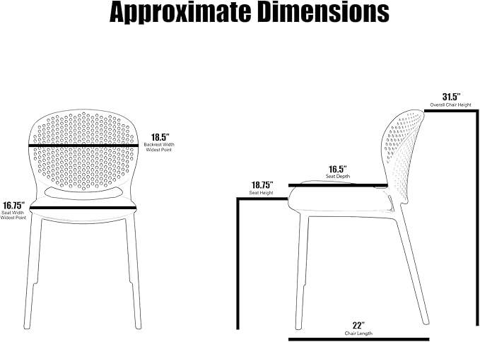 2xhome Set of 3 Patio Dining Chairs | Modern Stackable Outdoor Pool Side Chair | Weather Resistant Plastic for Yard, Porch, Balcony, Kitchen, Green 2xhome