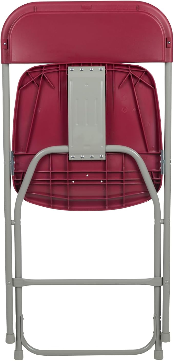 Flash Furniture Hercules Series Plastic Folding Chair - Red - 6 Pack 650LB Weight Capacity Comfortable Event Chair-Lightweight Folding Chair FlashFurniture