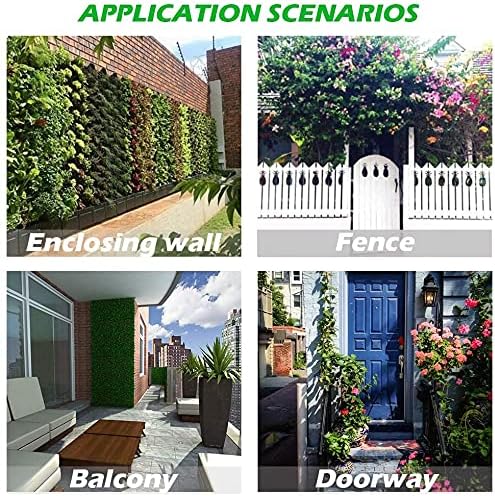 LITLANDSTAR Hanging Planter Bags, 2 Pack 7 Pocket Hanging Vertical Wall Planter Planting Grow Bags Outdoor Indoor Gardening Vertical Greening Flower Container (Black) LITLANDSTAR