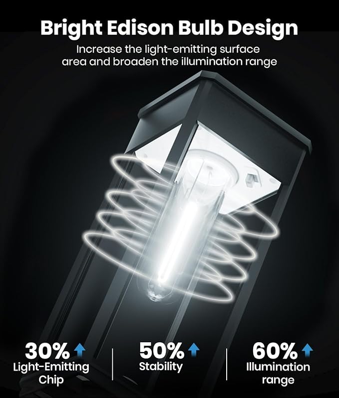 SUPER BRIGHT Solar Pathway Lights Outdoor, 8 Pack Solar Lights Outdoor, Auto On/Off, IP65 Waterproof Solar Garden Lights Solar Powered Landscape Lighting for Yard Patio Walkway Driveway Pathway Professionalproductionofsolarlightsoutdoor%EF%BC%9A%EF%BC%89