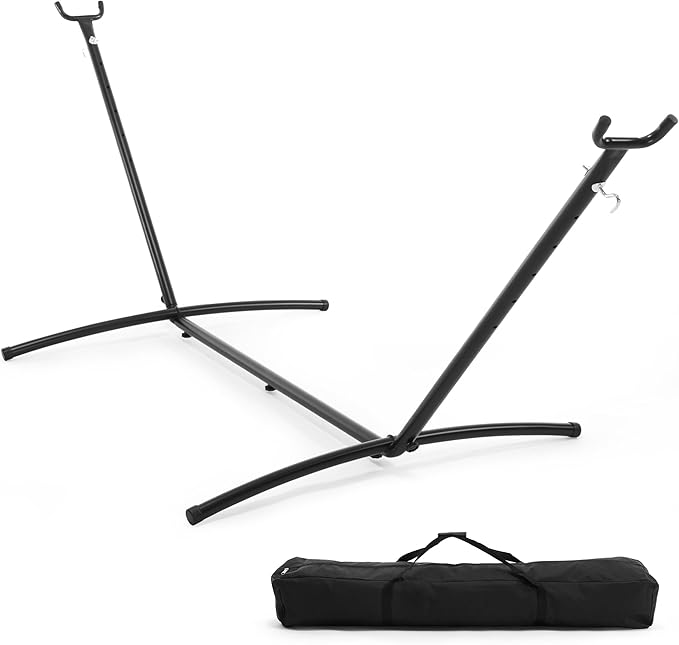 DUMOS Hammock Stand Only, Heavy Duty Hammock Stands for Double 2 Person, Portable Steel Stand for Outside Garden Backyard Patio Pool Beach with Carrying Case DumosLifestyle