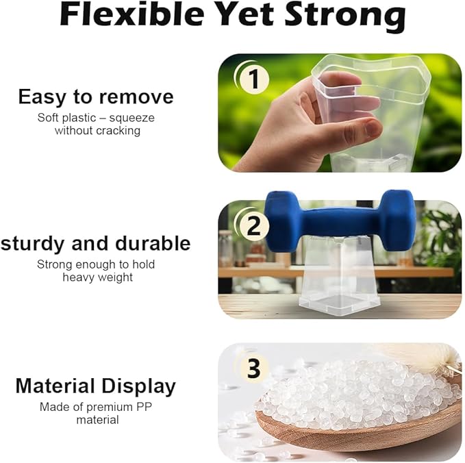 3.3 Inch Clear Nursery Pots with Drainage,90 Pack Square Seedling Pots with Plant Lables,Reusable Seed Starter Pots for Succulents Transplanting Herbs Flowers Tomato Windowsill Gardening RooTrimmer