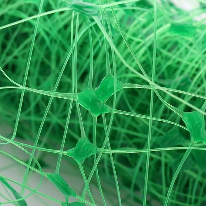 Green Polypropylene Garden Trellis Netting 6.5x100 ft, Heavy Duty Plant Support Net for Climbing Vegetables, Fruits & Flowers HHTHH