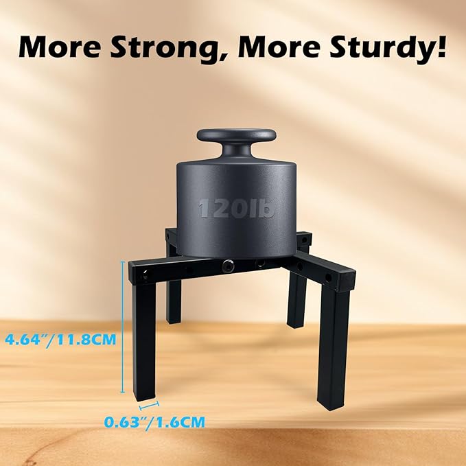 4 Pcs Four Legs Adjustable Metal Plant Stand for 5"-10" Plant Pot – Indoor & Outdoor (Black, 4 Pack) DDPow