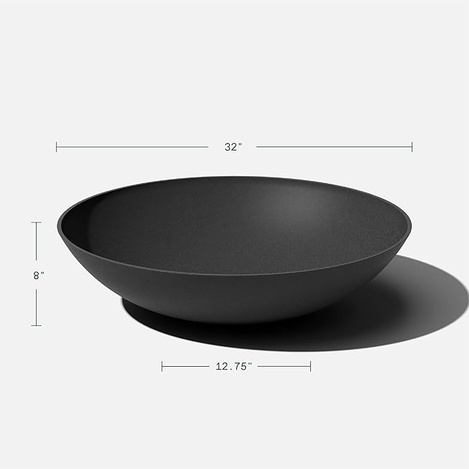 Veradek Mason Series Lane Bowl Planter| for Indoor or Outdoor Tabletops/Gardens |Made from Plastic-Stone Composite with Drainage Holes|Modern Décor for Flowers, Succulents, Small Plants VeradekOutdoor
