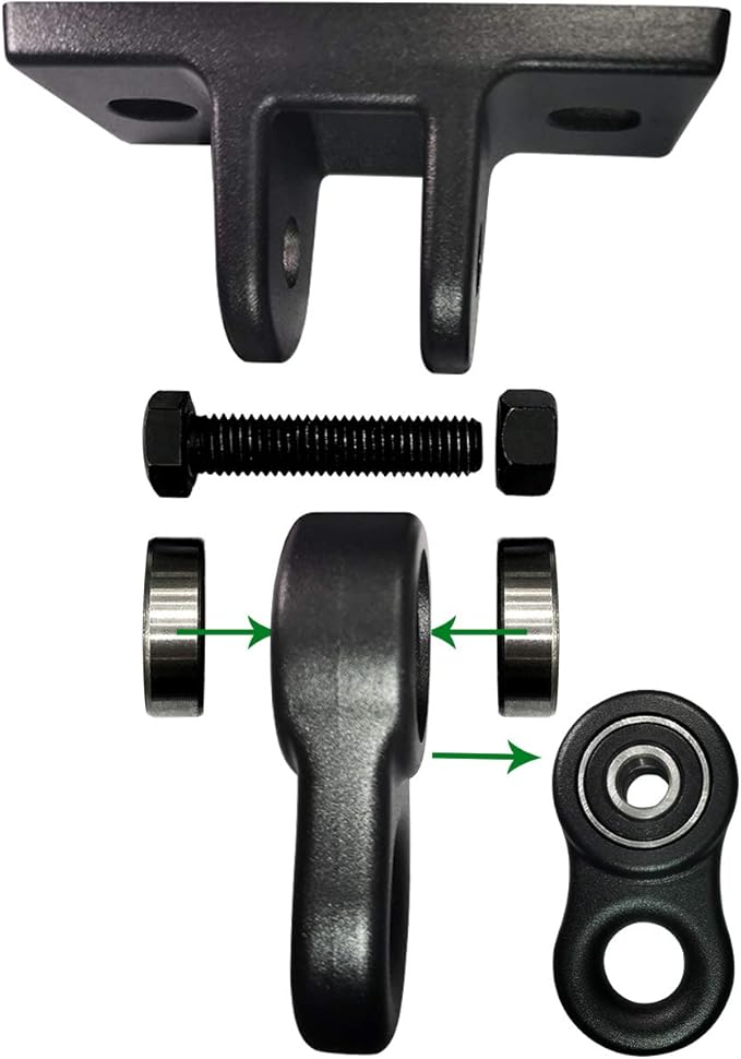 Heavy Duty Black Swing Hangers Screws Bolts Included Over 5000 lb Capacity Playground Porch Yoga Seat Trapeze Wooden Sets Indoor Outdoor 2 Pack ABUSA