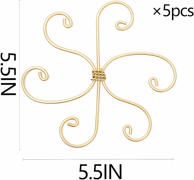 Durable Monstera Plant Support Hooks 5.5in - 5-Piece Set for Indoor Plant Stabilization, Easy-to-Use Grapple Holders for Monstera and Turtle Shell Plants for Plant Lovers Yohsnor