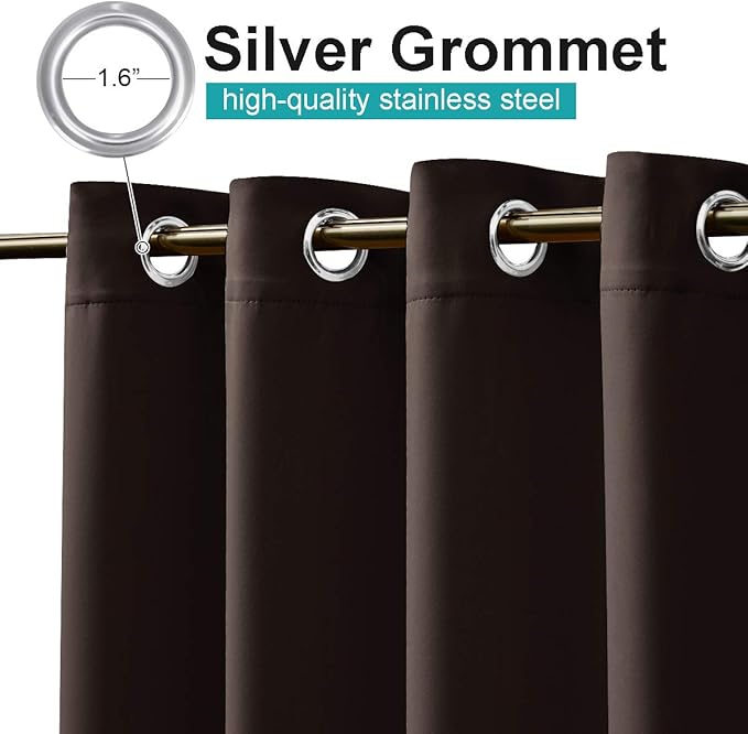 NICETOWN Outdoor Curtainch for Patio Waterproof 140 inch Wide, Rustproof Grommet Thermal Insulated UV Blocking Cabana Curtainch & Drape, Privacy Safe Shade for Pergola, Natural, 1 PC, 95-Inch Long NICETOWN